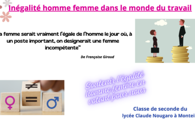 Les inégalités Homme-Femme dans le monde du travail